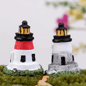 Moss Fairy Garden Micro Landscape Miniature Garden Ecology Bottle Fairy Garden Ornament Lighting Pagoda DIYAssemble Fairy Garden Decoration Fairy Garden Accessories
