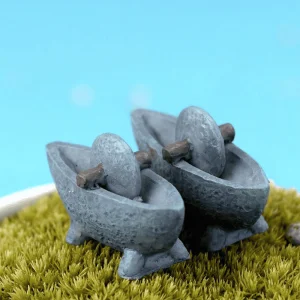 Moss Fairy Garden Micro Landscape Miniature Garden Fairy Garden Decoration Fairy Garden Accessories Nostalgia Edition FleshyDIYAssemble Small Fairy Garden Decoration Fairy Garden Accessories