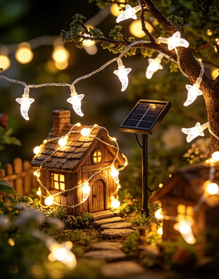 Lighting Ideas for Nighttime Fairy Gardens
