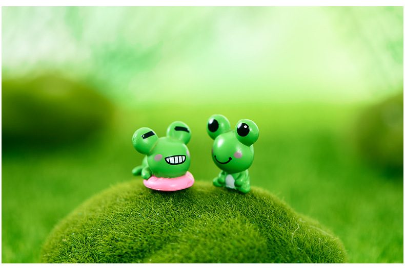 Wholesale Moss Fairy Garden Micro Landscape Fairy Garden Accessories Small Frogs Eyed Frog Craftwork Fairy Garden Decoration - 描述图 1