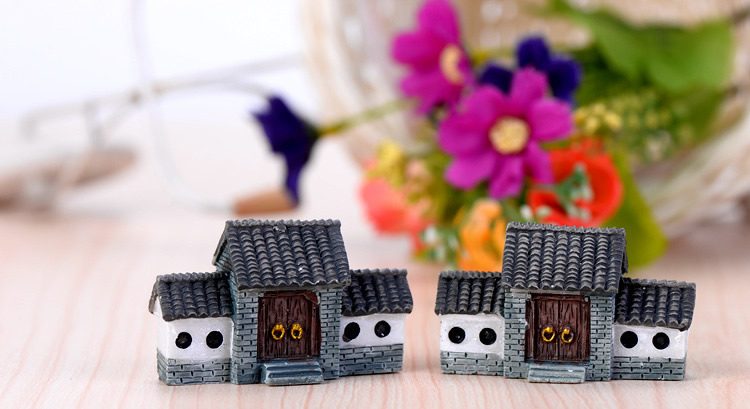 Wholesale City Gate Memorial Archway Flesh Basin Fairy Garden Decoration Fairy Garden Accessories Moss Fairy Garden Micro Landscape Miniature Garden Ecology Bottle - 描述图 1