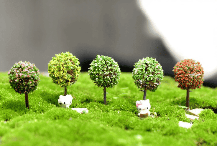 Artificial Plant Ornament Foam Mushroom Fairy Garden Micro Landscape Miniature Garden Pot Bonsai Fairy Garden Decoration Fairy Garden Accessories Multicolour Mushroom - 描述图 2
