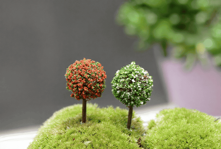 Artificial Plant Ornament Foam Mushroom Fairy Garden Micro Landscape Miniature Garden Pot Bonsai Fairy Garden Decoration Fairy Garden Accessories Multicolour Mushroom - 描述图 3