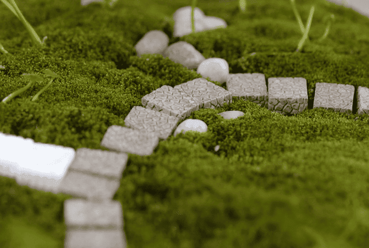 Moss Fairy Garden Micro Landscape Miniature Garden Fairy Garden Decoration Fairy Garden Accessories Original Resin Fairy Garden Decoration Fairy Garden Accessories Ladder Steps Diyfleshyfairy Garden Decoration Fairy Garden Accessories Essential - 描述图 3