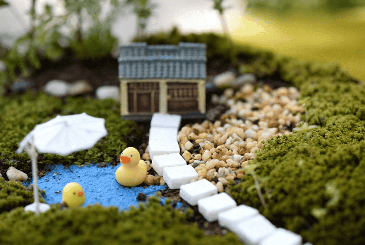 Moss Fairy Garden Micro Landscape Miniature Garden Fairy Garden Decoration Fairy Garden Accessories Original Resin Fairy Garden Decoration Fairy Garden Accessories Ladder Steps Diyfleshyfairy Garden Decoration Fairy Garden Accessories Essential - 描述图 4