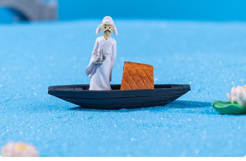 Moss Fairy Garden Micro Landscape Miniature Garden Decorate Fairy Garden Decoration Fairy Garden Accessories Emulational Small Boat White Cartoon Fleshy Aquarium Landscaping Accessories - 描述图 2