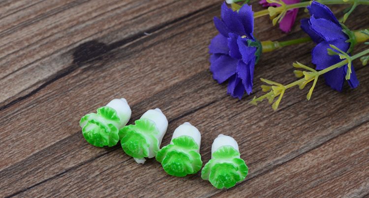 Moss Fairy Garden Micro Landscape Miniature Garden Fairy Garden Ornament Cartoon Mini Small Cabbage Diyassemble Toys Resin Small Fairy Garden Decoration Fairy Garden Accessories - 描述图 3