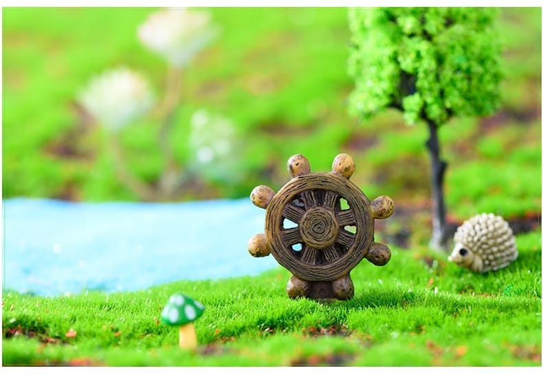 Moss Fairy Garden Micro Landscape Miniature Garden Ecology Bottle Boat Fleshypot Decorate - 描述图 4