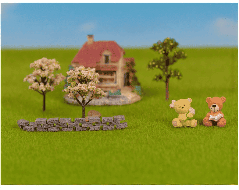 Moss Fairy Garden Micro Landscape Miniature Garden Fairy Garden Decoration Fairy Garden Accessories Wall Small Accessories Accessories Fleshypot Fairy Garden Ornament Material Accessories - 描述图 1