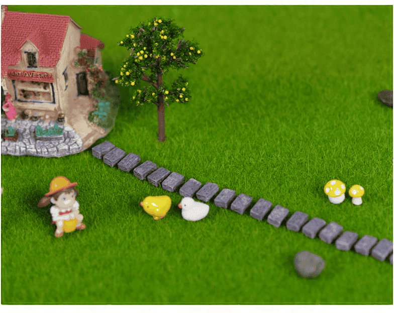 Moss Fairy Garden Micro Landscape Miniature Garden Fairy Garden Decoration Fairy Garden Accessories Wall Small Accessories Accessories Fleshypot Fairy Garden Ornament Material Accessories - 描述图 4