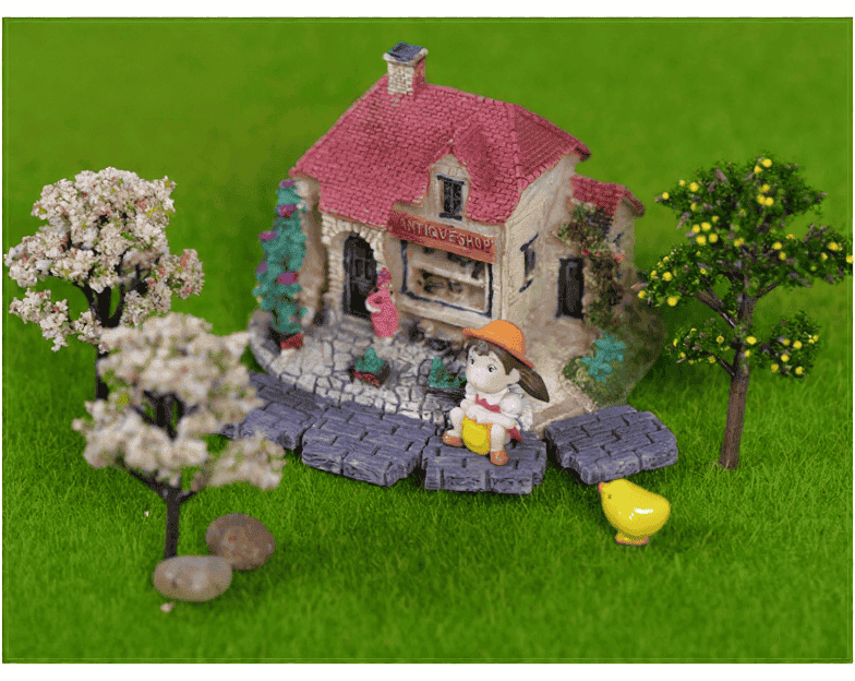 Moss Fairy Garden Micro Landscape Miniature Garden Fairy Garden Decoration Fairy Garden Accessories Wall Small Accessories Accessories Fleshypot Fairy Garden Ornament Material Accessories - 描述图 3