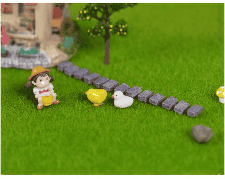 Moss Fairy Garden Micro Landscape Miniature Garden Fairy Garden Decoration Fairy Garden Accessories Wall Small Accessories Accessories Fleshypot Fairy Garden Ornament Material Accessories - 描述图 2