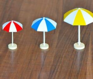 Mini Garden Decoration Beach Sun Umbrella Pot Bonsai Fairy Garden Accessories Terrariums Moss Fairy Garden Micro Landscape Miniature Garden Sunshade Wholesale Fairy Garden Decoration Supplies