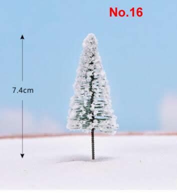 Fairy Garden Plants Artificial Christmas Tree Plastic Flowers Sakura Succulent Plant Ornament Miniature Garden Accessories