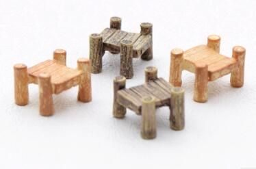 Indoor Mini Fairy Garden Supplies Pot Bonsai Micro Landscape Terrariums Miniature Garden Succulent Plants Fairy Garden Decoration Wholesale Fairy Garden Accessories Resin Corridor Plank Road Small Bridge