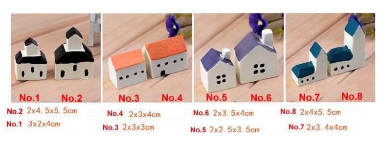 Indoor Fairy Garden Castle Church Micro Landscape Enchanted Miniature Fairy Garden Decoration Teacup Fairy Garden Accessories Bonsai Mediterranean Sea Amorous Feelings Zakka House Original Arts And Crafts - 描述图 1