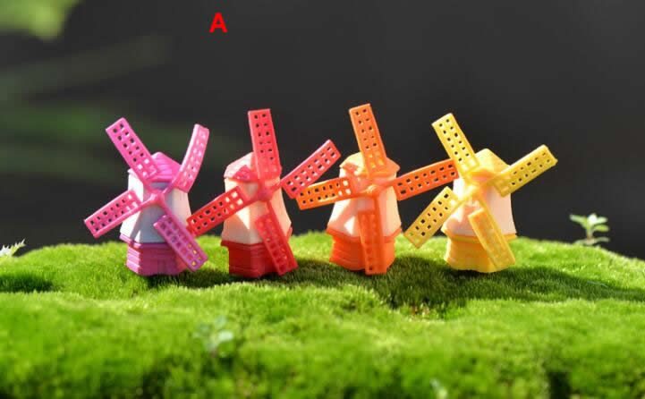 Pot Bonsai Indoor Mini Fairy Garden Kits Building Micro Landscape Miniature Garden Ecology Bottle House Fairy Garden Decoration Wholesale Fairy Garden Accessories Multicolour Windmill Model Fairy Garden Accessories Supplies Terrariums Fairy Garden Ornamen