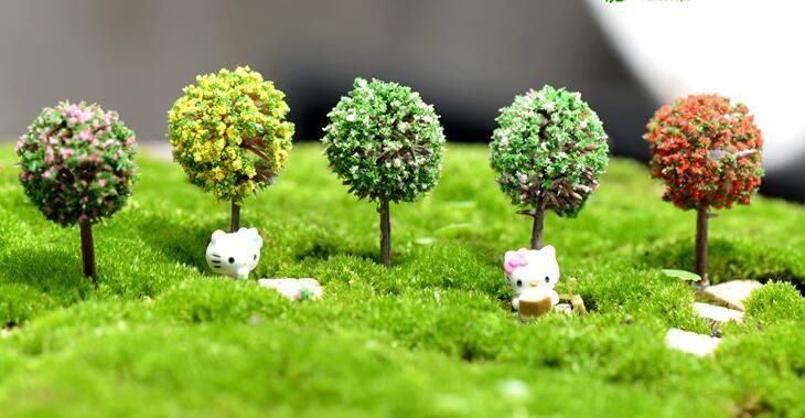 Artificial Plant Ornament Foam Mushroom Fairy Garden Micro Landscape Miniature Garden Pot Bonsai Fairy Garden Decoration Fairy Garden Accessories Multicolour Mushroom