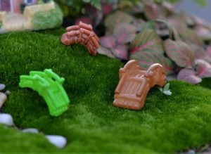 Mini Fairy Garden Bridge Miniature Landscape Terrarium Decor Tool Garden Crafts Pot Bonsai Garden Accessories Aquarium Micro Landscape Model Ornament Bamboo Bridge Plastic Craft