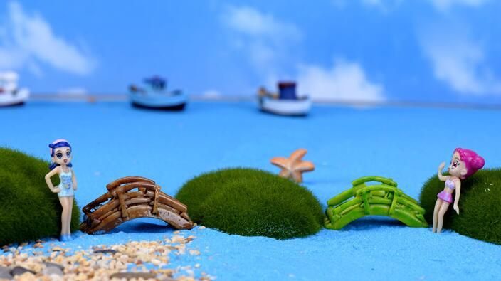 Mini Fairy Garden Bridge Miniature Landscape Terrarium Decor Tool Garden Crafts Pot Bonsai Garden Accessories Aquarium Micro Landscape Model Ornament Bamboo Bridge Plastic Craft Mini Fairy Garden Bridge Miniature Landscape Terrarium Decor Tool Garden Crafts Pot Bonsai Garden Accessories Aquarium Micro Landscape Model Ornament Bamboo Bridge Plastic Craft