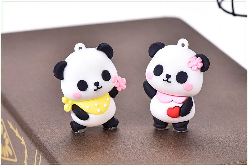 Miniture Fairy Garden Accessories Supplies Panda Figurine Model Toys Pot Bonsai Miniature Garden Terrariums Fairy Garden Animals Kits Items Car Interior Decoration Table Ornaments - 描述图 3