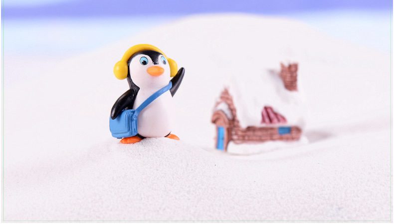 Cartoon Resin Penguin Model Kids Toys Miniture Fairy Garden Accessories Supplies Pot Bonsai Moss Fairy Garden Animals Micro Landscape Miniature Garden Terrariums Fairy Garden Figurine Kits Items Table Decoration Accessories - 描述图 4