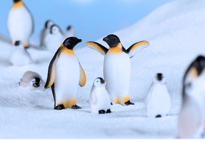 Resin Penguin Model Kids Toys Miniture Fairy Garden Accessories Supplies Pot Bonsai Moss Fairy Garden Animals Micro Landscape Miniature Garden Terrariums Fairy Garden Figurine Kits Items Auto Interior Decoration - 描述图 5