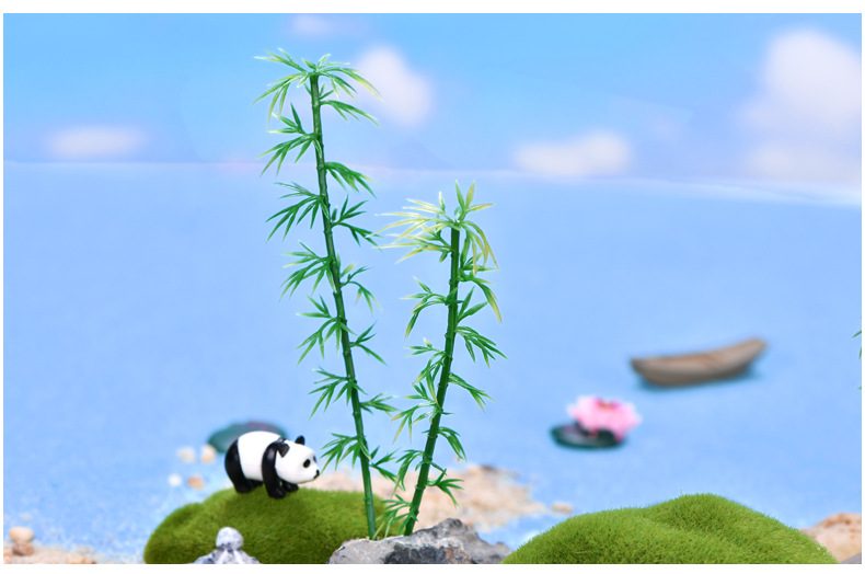 Fairy Garden Plants Mini Bamboo Plant Figurine Fairy Garden Accessories Micro Landscape Bonsai Decor Diy Fairy Garden Supplies - 描述图 6