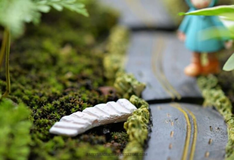 Bonsai Fairy Garden Ladder Small Stairs Steps Corridor Micro Landscape Miniature Fairy Garden Decoration Terrariums Fairy Garden Accessories Pot Green Plants Fairy Garden Ornament - 描述图 3