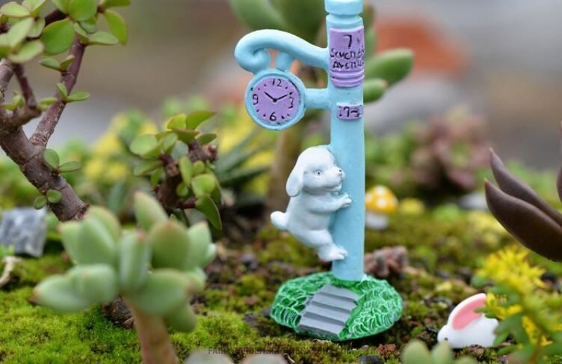 Fairy Garden Micro Landscape Miniature Garden Fairy Garden Decoration Fairy Garden Accessories Resin Arts And Crafts Diylandscaping Fairy Garden Ornament Pot Decorate Small Dog - 描述图 3