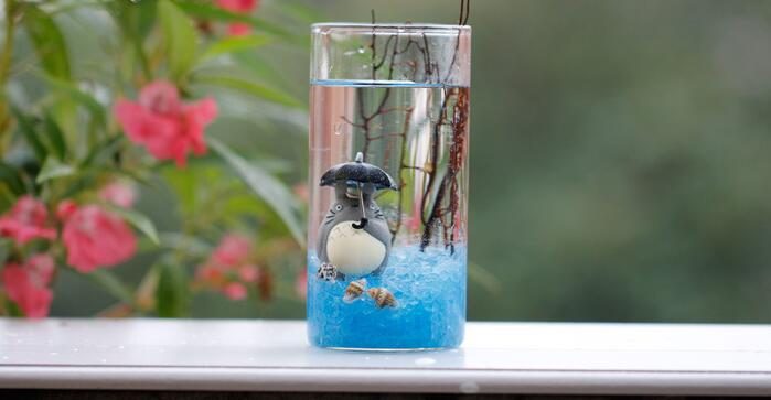 Fairy Garden Stone Micro Landscape Sands Miniature Garden Ecology Bottle Spar Fairy Garden Ornament Diy Landscaping Essential Fishbowl Landscaping Ecological Bottle Ornament Diy Landscaping Fish Tank Landscaping Aquarium Terrariums - 描述图 2