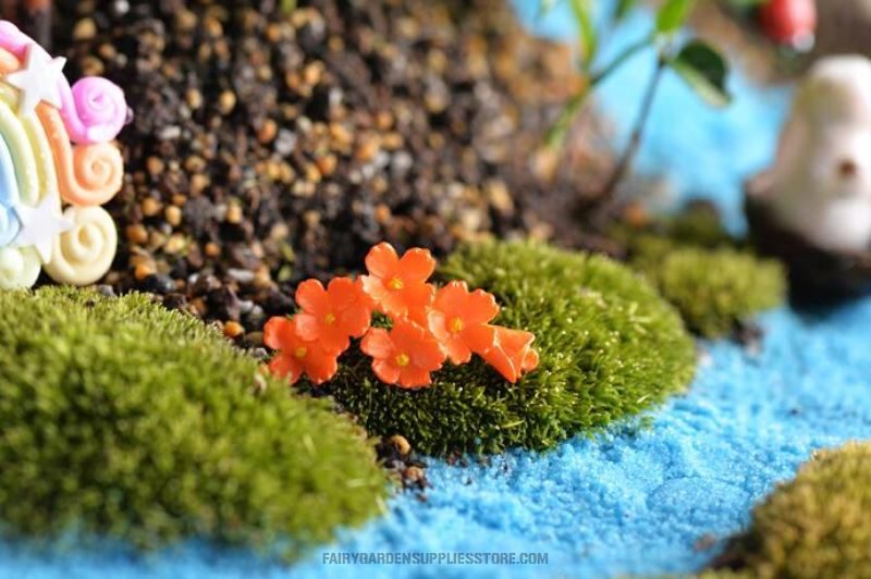 Pot Bonsai Color Small Flower Emulational Flower Fairy Garden Micro Landscape Miniature Garden Indoor Fairy Garden Decoration Diy Landscaping Terrariums Fairy Garden Accessories Fairy Garden Ornament - 描述图 3