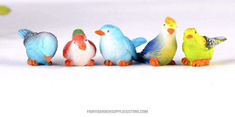 1 Piece Colorful Bird Simulation Sparrow Swallow Toy Figurine Crafts Figure Ornament Home Garden Decor - 描述图 2