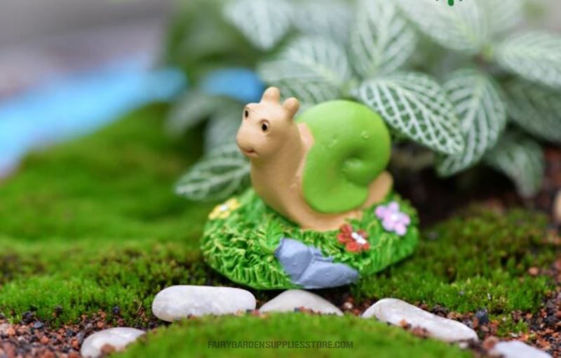 Mini Fairy Garden Decoration Terrariums Fairy Garden Accessories Bonsai Resin Stone Animal Snail Bee Frog Dragonfly Ladybug Artificial Diy Material Wholesale - 描述图 1
