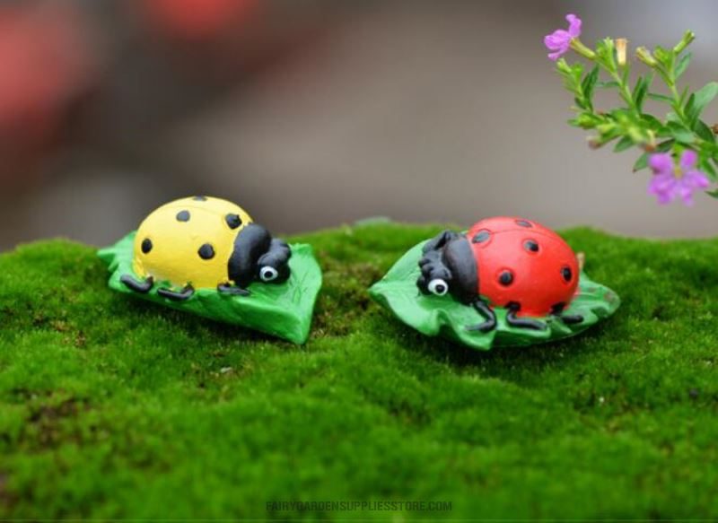 Mini Fairy Garden Decoration Terrariums Fairy Garden Accessories Bonsai Resin Stone Animal Snail Bee Frog Dragonfly Ladybug Artificial Diy Material Wholesale - 描述图 3