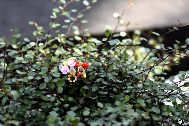 Pot Bonsai Artificial Plants Moss Fairy Garden Micro Landscape Miniature Garden Fairy Garden Ornament Emulational Flower Calla Tulips Diy Assemble Small Fairy Garden Decoration Terrariums Fairy Garden Accessories - 描述图 1