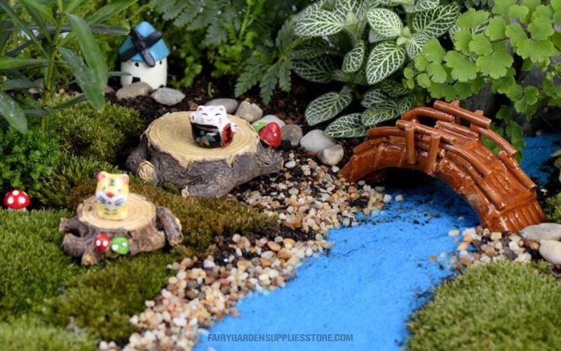 Mini Terrariums Fairy Garden Accessories Artificial Mushroom Tree Stump Bonsai Miniature Fairy Garden Pot Bonsai Home Houses Decoration Mini Craft Micro Landscaping Decor Diy Fairy Garden Ornament Flower Pot Plant Decoration Figurine - 描述图 6