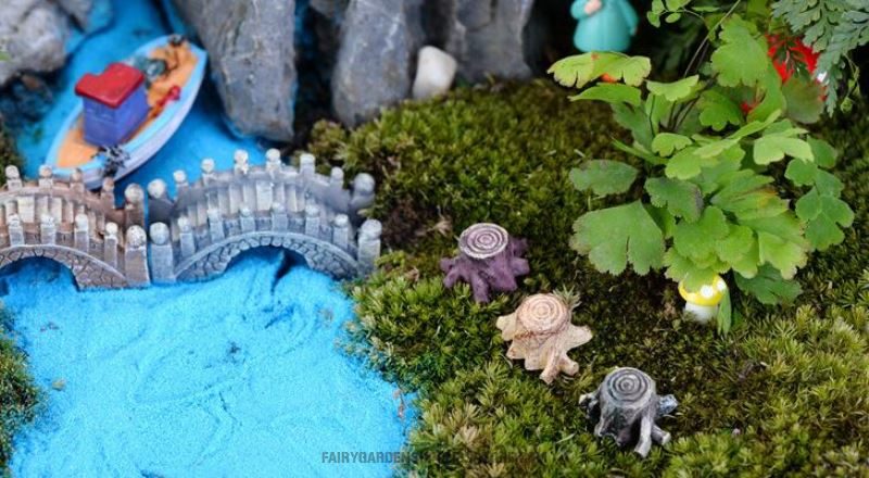 Mini Fairy Garden Stump Decoration Terrariums Fairy Garden Accessories Small Stub Stump Resin Stake Original Craftwork Pot Bonsai Micro Landscape Miniature Garden Plants Figurine - 描述图 4