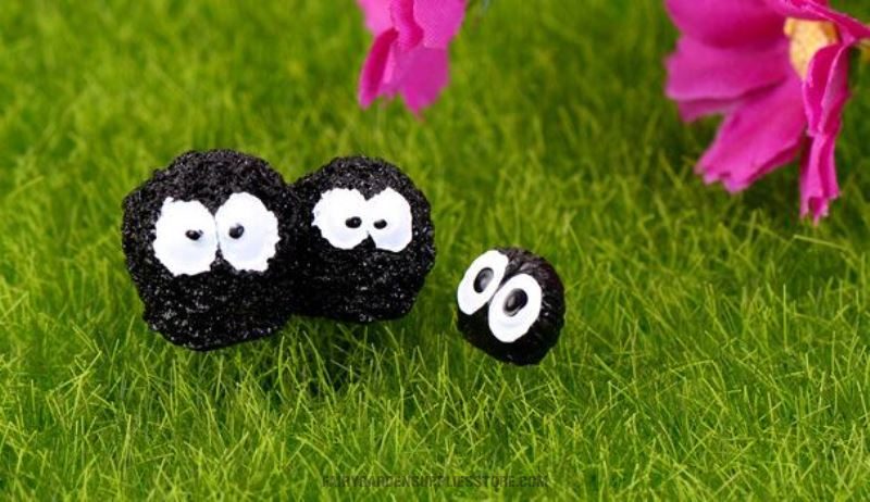 Mini Fairy Garden Elves Micro Landscape Miniature Garden Aquarium Ecology Bottle Dust Elves Series Landscaping Fairy Garden Decoration Terrariums Fairy Garden Accessories Pot Bonsai Fairy Garden Ornament - 描述图 1