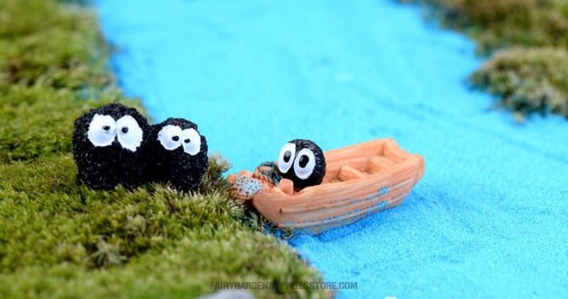 Mini Fairy Garden Elves Micro Landscape Miniature Garden Aquarium Ecology Bottle Dust Elves Series Landscaping Fairy Garden Decoration Terrariums Fairy Garden Accessories Pot Bonsai Fairy Garden Ornament - 描述图 4