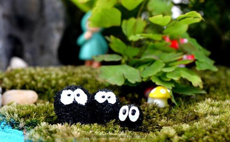 Mini Fairy Garden Elves Micro Landscape Miniature Garden Aquarium Ecology Bottle Dust Elves Series Landscaping Fairy Garden Decoration Terrariums Fairy Garden Accessories Pot Bonsai Fairy Garden Ornament - 描述图 6