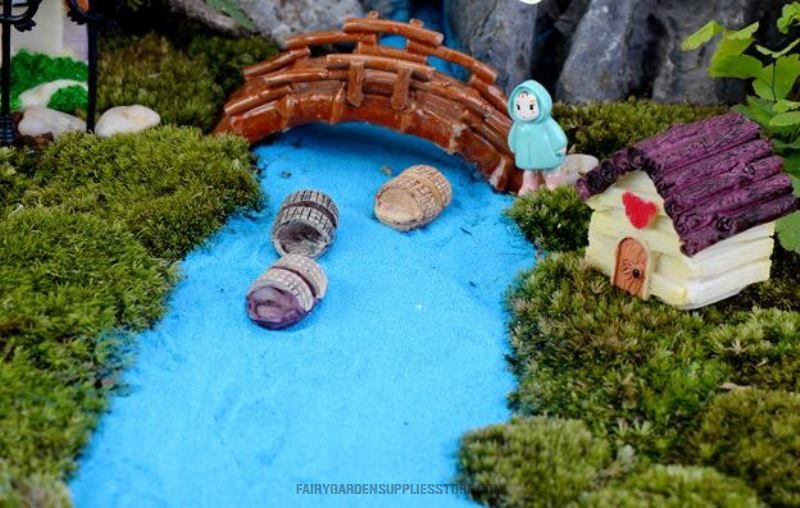 Pot Bonsai Mini Fairy Garden Accessories Resin Canoe Micro Landscape Miniature Garden Ecology Bottle Boat Desktop Fleshy Resin Craftwork Decorate Terrariums Fairy Garden Decoration - 描述图 3