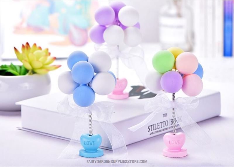 Dollhouse Miniature Scene Model Balloons Decoration Pretend Play Toy - 描述图 1