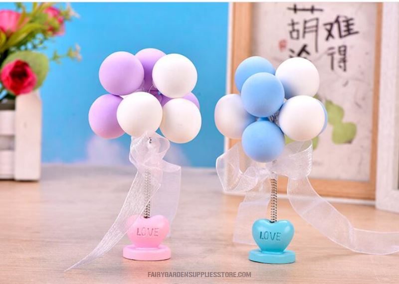Dollhouse Miniature Scene Model Balloons Decoration Pretend Play Toy - 描述图 3