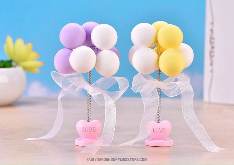 Dollhouse Miniature Scene Model Balloons Decoration Pretend Play Toy - 描述图 4