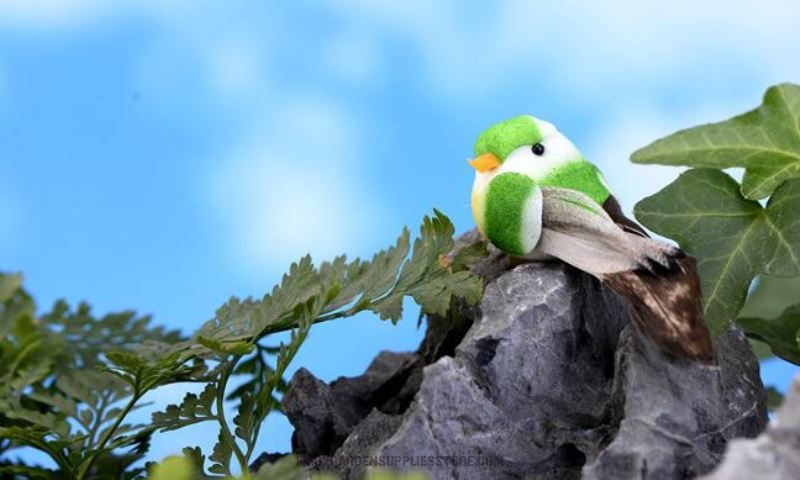 Mini Fairy Garden Animals Birds Nest Resin Eggs Pot Bonsai Micro Landscape Miniature Garden Terrariums Fairy Garden Decoration Wholesale Fairy Garden Accessories Tree Diy Material Decorate Landscaping Emulational Small Birds - 描述图 4