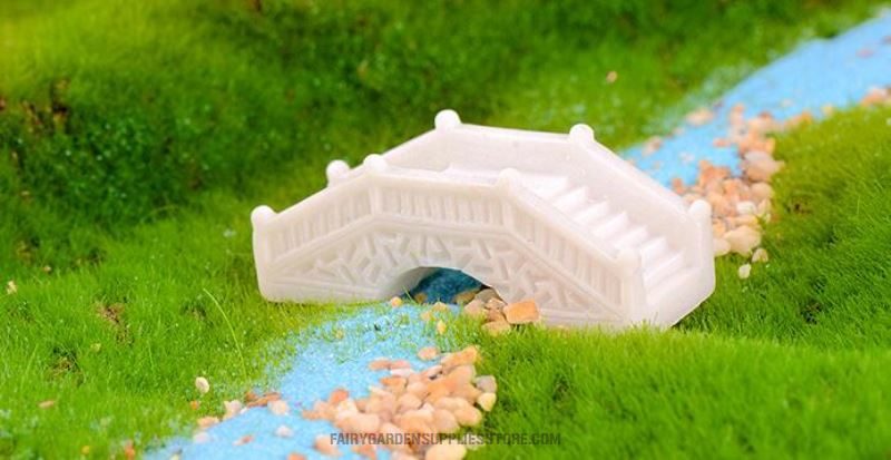 Resin Bridge Palace Style Bridge Emulational Stone Arch Bridge Small Bridge Groceries Pot Bonsai Fairy Garden Micro Landscape Miniature Garden Resin Terrariums Fairy Garden Decoration Wholesale Fairy Garden Accessories Supplies - 描述图 6