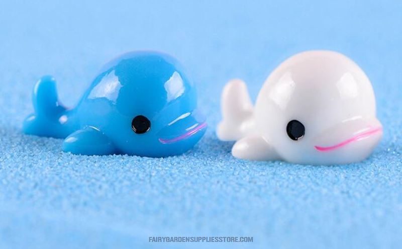 Aquarium Ocean Landscaping Essential Big Dolphin Fleshy Mini Pot Bonsai Fairy Garden Animals Micro Landscape Miniature Garden Ecology Bottle Diy Terrariums Fairy Garden Accessories - 描述图 2