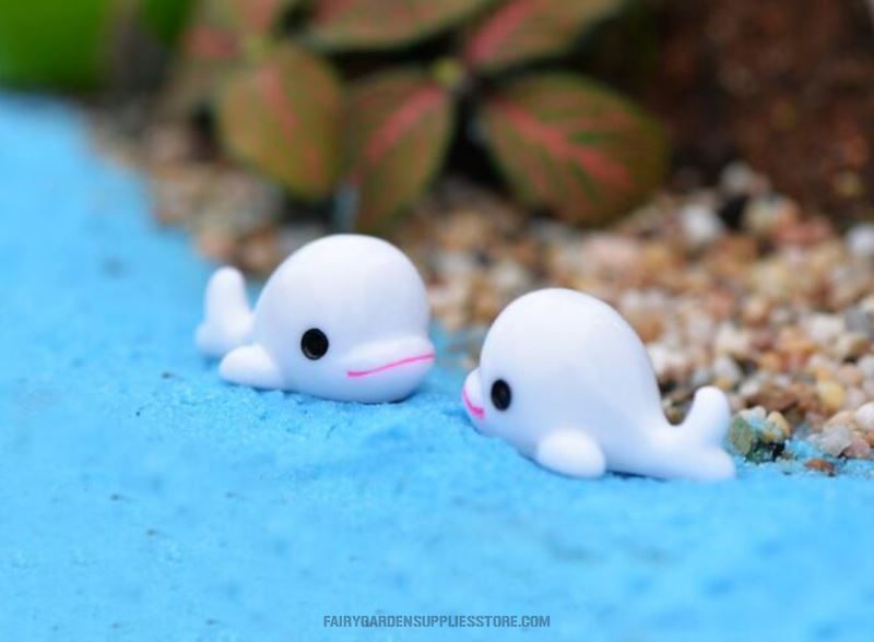 Aquarium Ocean Landscaping Essential Big Dolphin Fleshy Mini Pot Bonsai Fairy Garden Animals Micro Landscape Miniature Garden Ecology Bottle Diy Terrariums Fairy Garden Accessories - 描述图 3