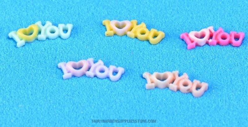 Mini Fairy Garden Accessories Supplies Micro Landscape Miniature Garden Fairy Garden Ornament Love Small Fairy Garden Decoration Love Diy Assemble Wholesale Fairy Garden Accessories Toys - 描述图 3